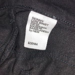 H&M Skinny Low Waisted Jeans